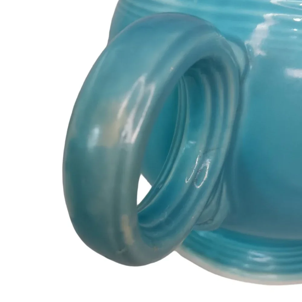 Vintage Fiesta Turquoise Teapot Original HLC No Lid